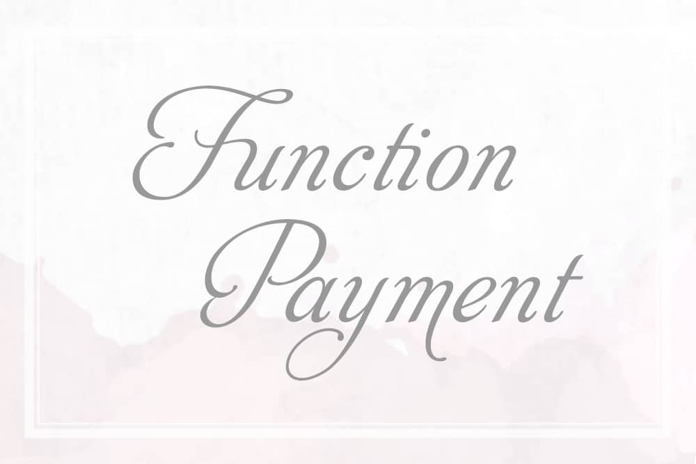 Function Payment