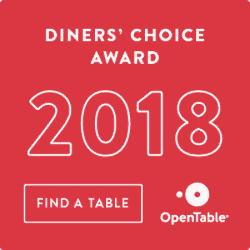 open table diners choice 2018
